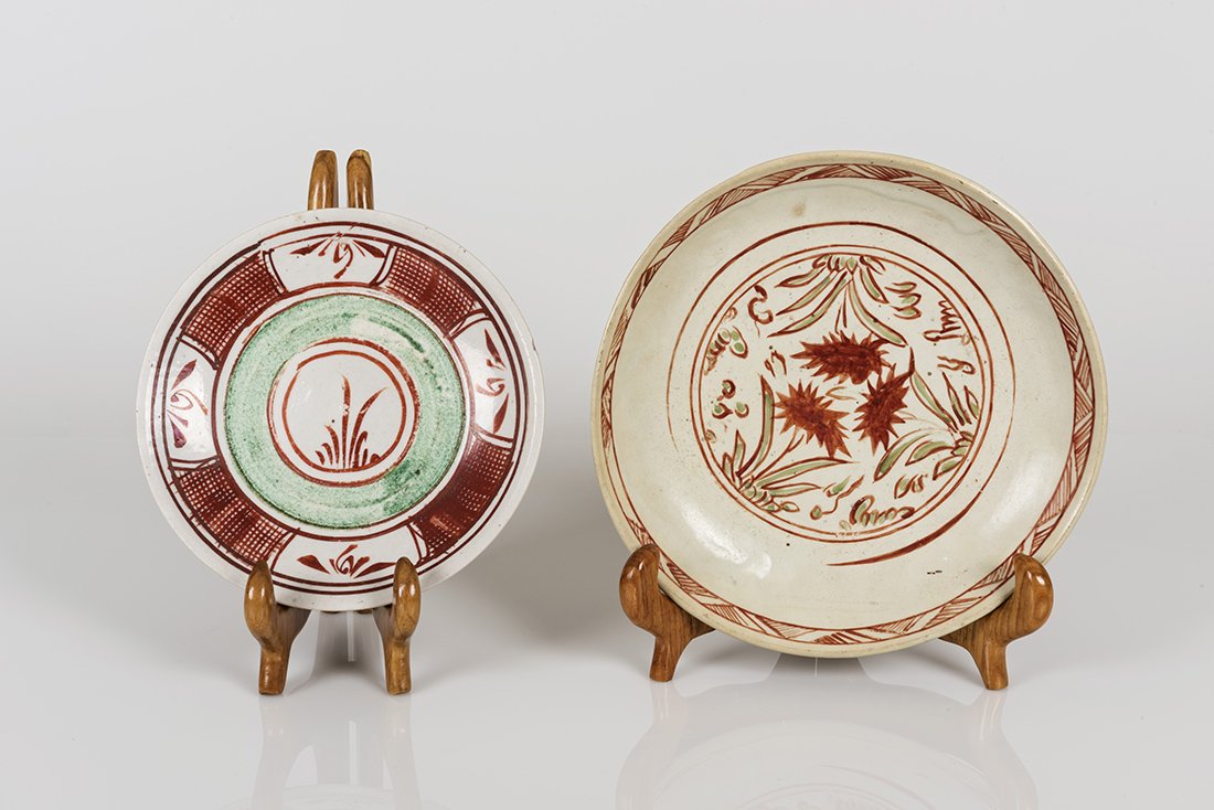 Ming Chinese Overglaze Enamel Dishes (1 of 6)