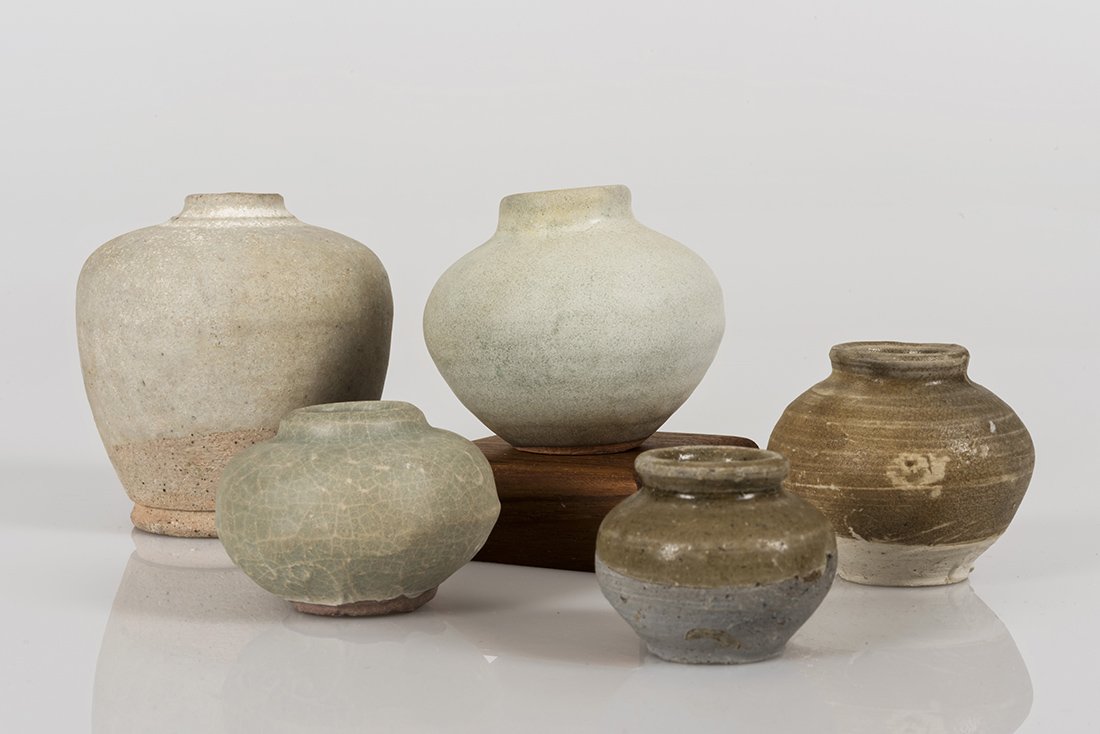 Song Chinese Celadon Jarlets (1 of 4)
