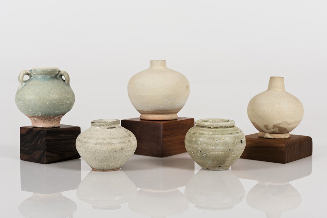 Song to Ming Chinese Celadon Jarlets (1 of 3)