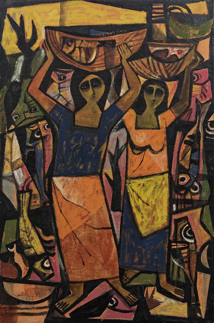 Roger San Miguel (B. 1940) Women at Market, 1967 (1 of 10)