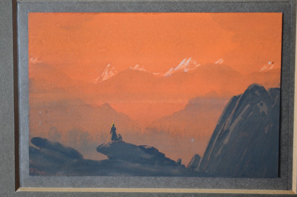 Bireshwar Sen (India 1897-1974) Himalayan Mountains W/C (1 of 7)
