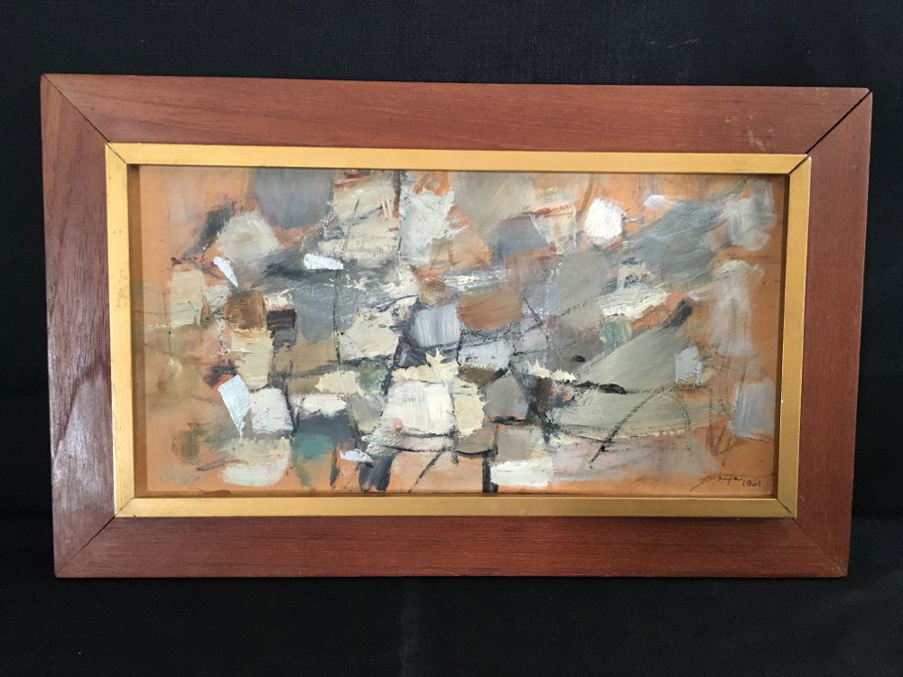 Jose Joya 1931 1995 Abstract Oil Painting 1961 Oct 27 2015 Concierge Estate Sale Services Llc In Ca Jose Joya 1931 1995 Abstract Oil Painting 1961 Oct 27 2015 Concierge Estate Sale Services Llc In Ca