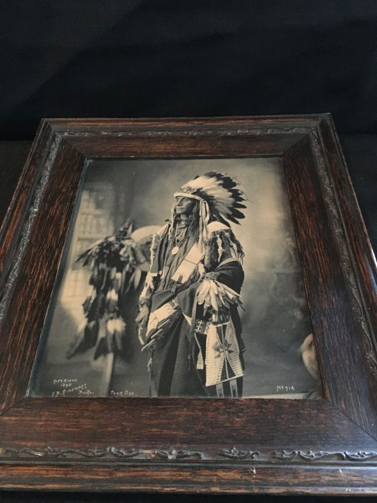 Frank Rinehart (1861 - 1928) portrait of Poor Dog 1898 (1 of 4)