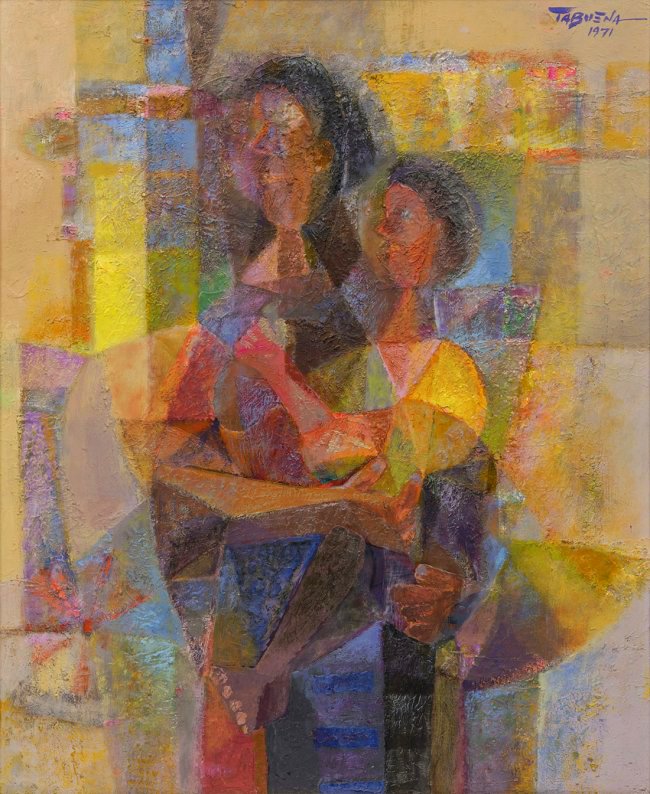 Romeo Tabuena (Filipino 1921-2015) Woman and Child, (1 of 9)