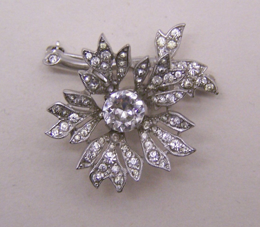 CHRISTIAN DIOR by KRAMER trembler flower brooch pin Aug 15, 2013