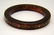 Vintage root beer lucite bangle bracelet - 2