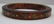 Vintage root beer lucite bangle bracelet - 4