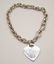 sterling silver heart charm bracelet