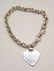 sterling silver heart charm bracelet - 2