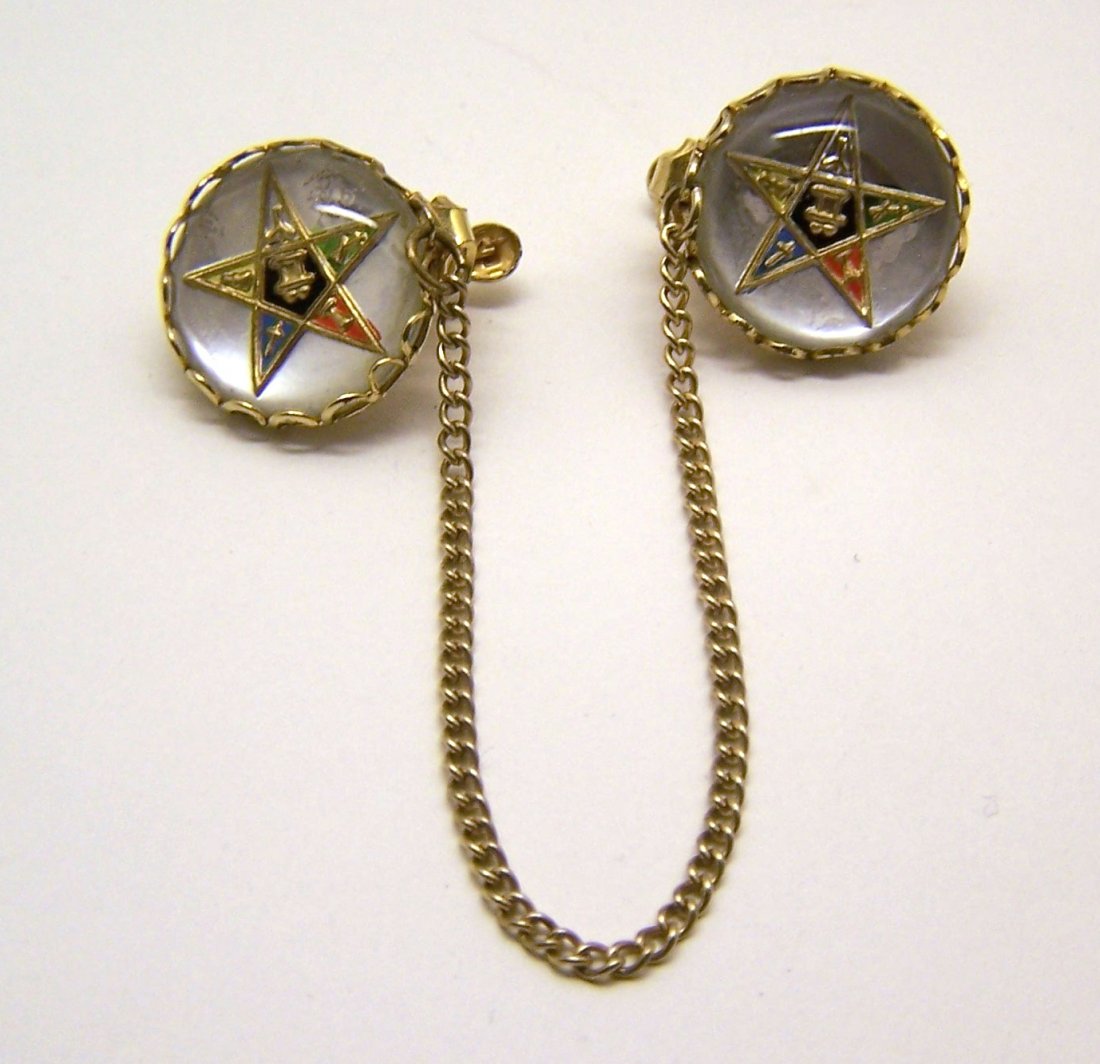 vintage lucite sweater brooch pin: each pin measures 3/4" long, weights 11.65 grams in great condition