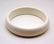 lucite white tone bangle bracelet