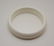 lucite white tone bangle bracelet - 2