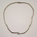 vintage silver tone CZ necklace - 2