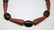 silver tone glass necklace - 2