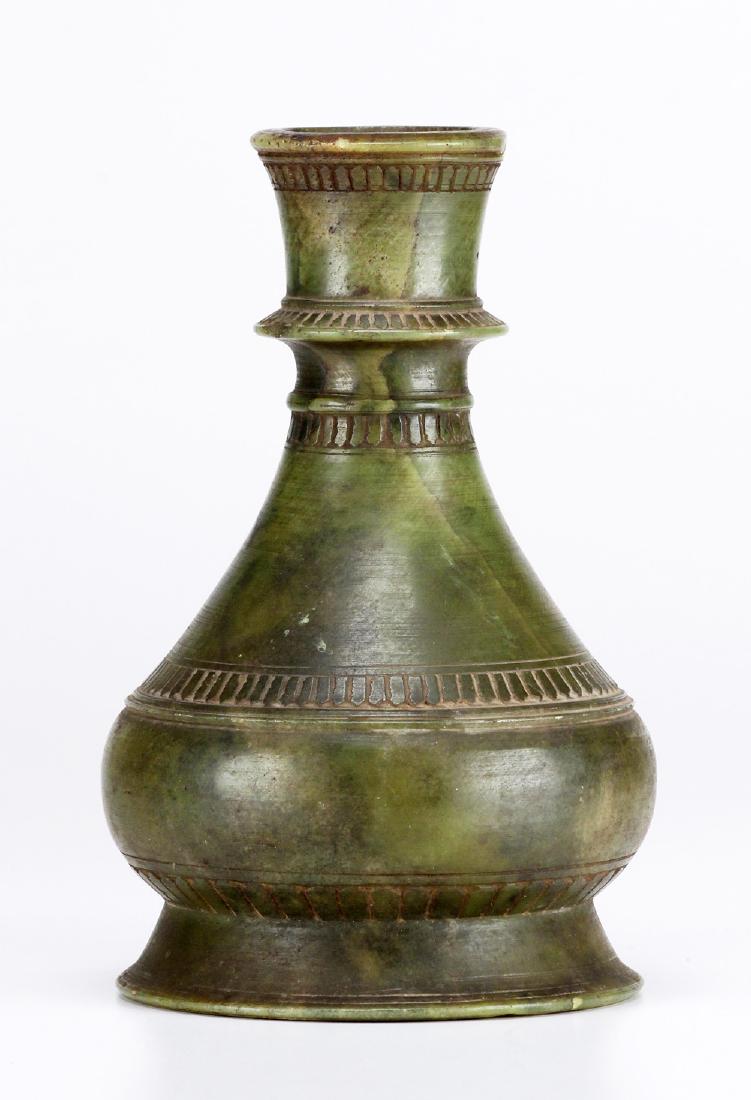 Indian 19th C. or Earlier Soapstone Hookah Base (1 of 10)