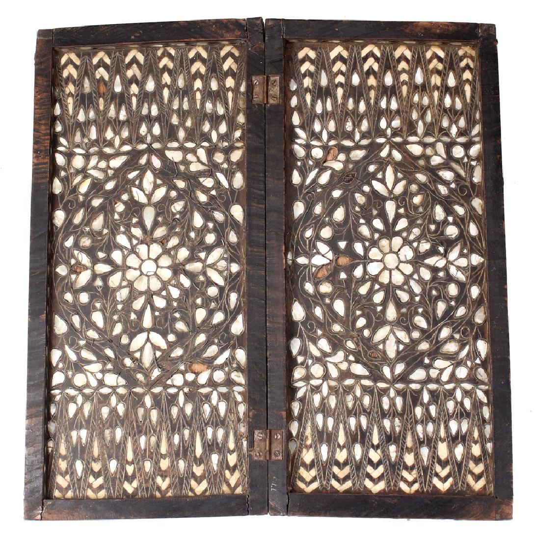 Middle Eastern 19th C. Backgammon Board MOP (1 of 6)