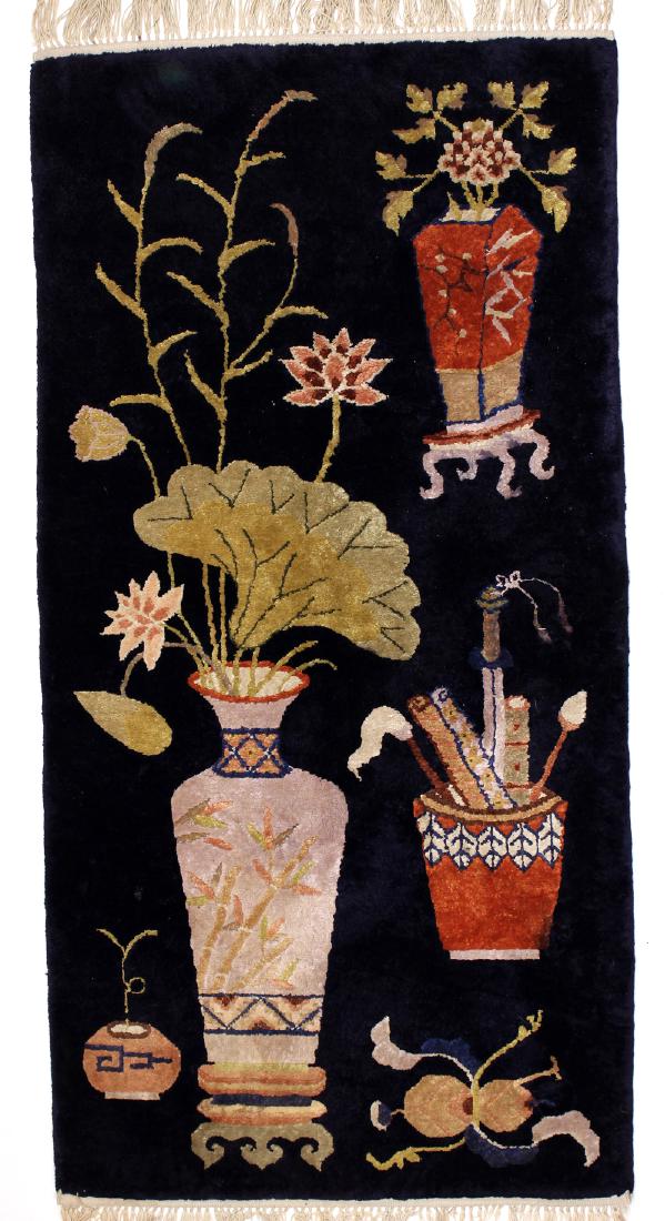 Chinese Peking Style Silk Rug (1 of 5)