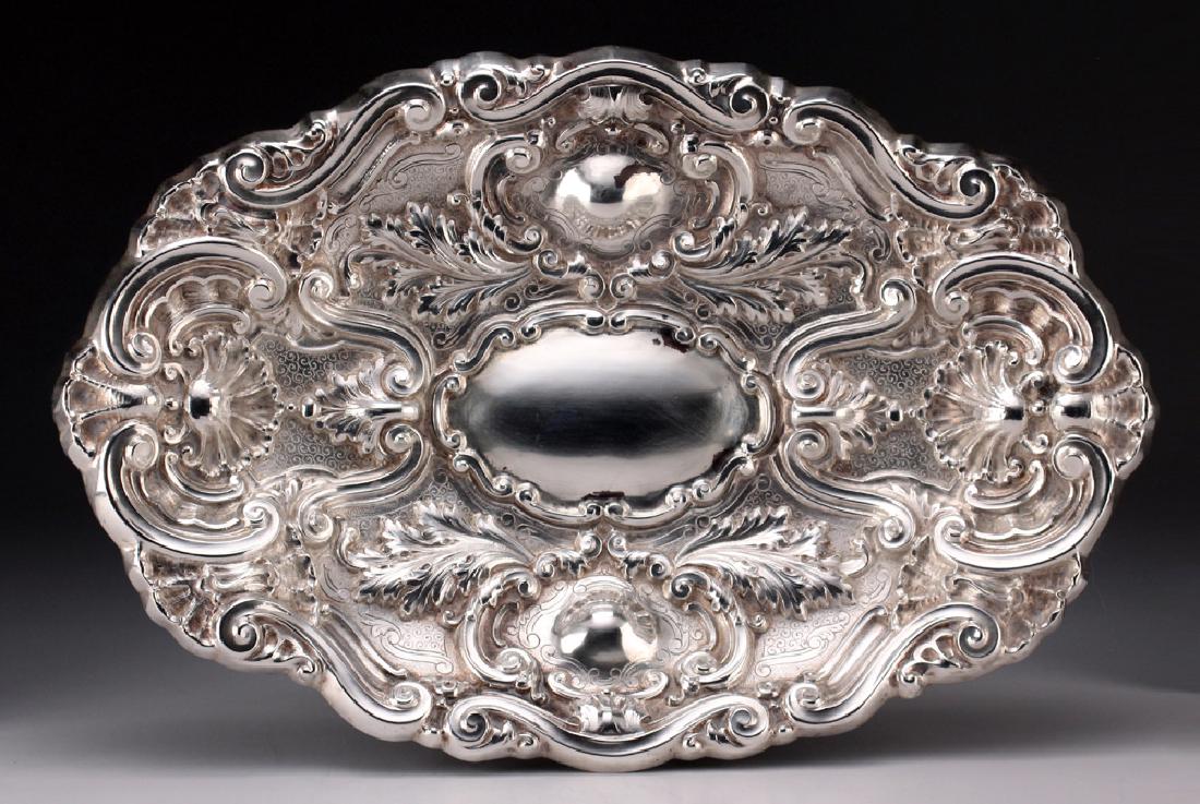 Continental Sterling Silver Repousse Center Bowl (1 of 4)