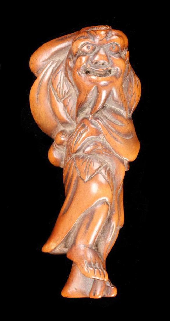 Japanese Edo Period Boxwood Netsuke