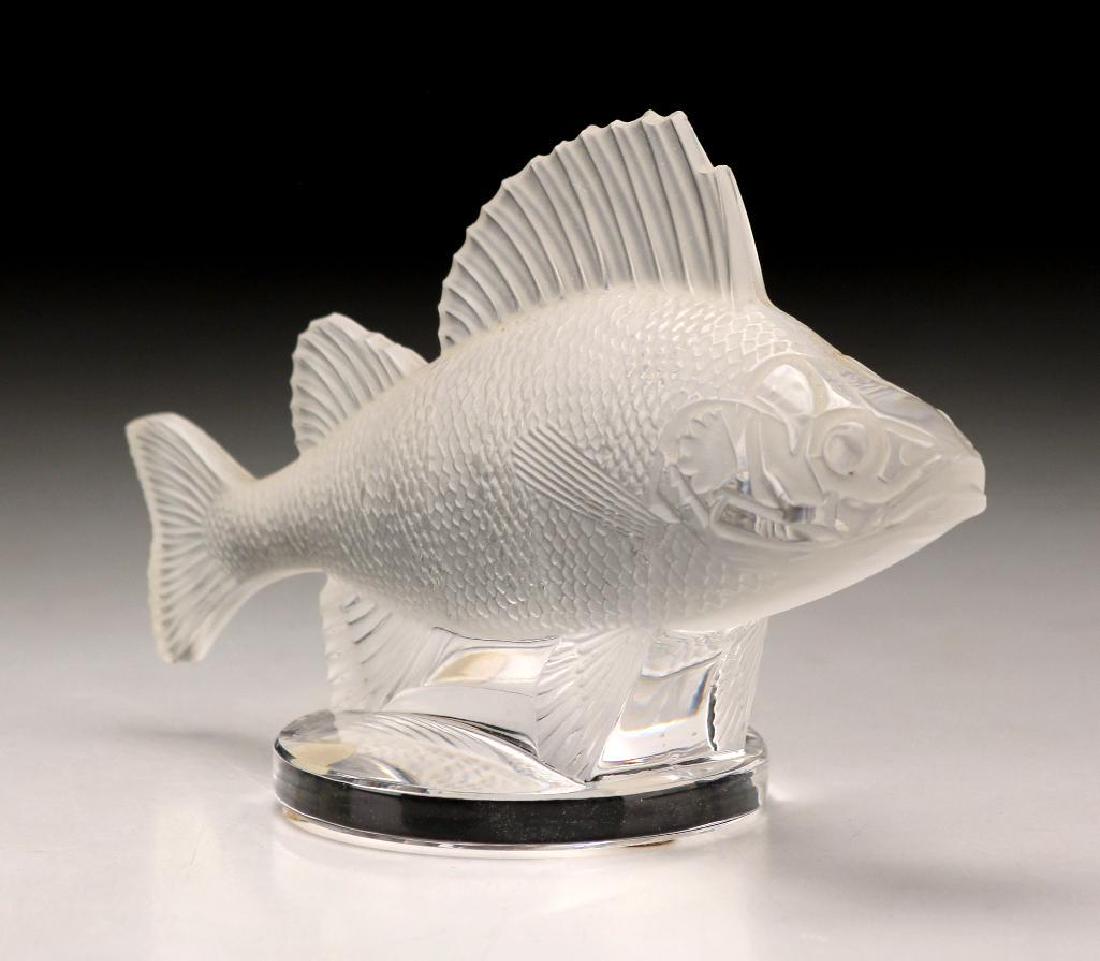 Lalique Frosted & Clear Crystal Perche Car Mascot (1 of 7)