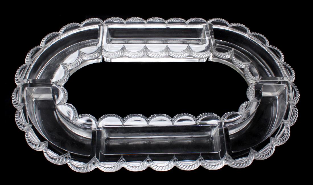 Lalique Crystal Table RunnerFestonsRace Track Oval (1 of 17)