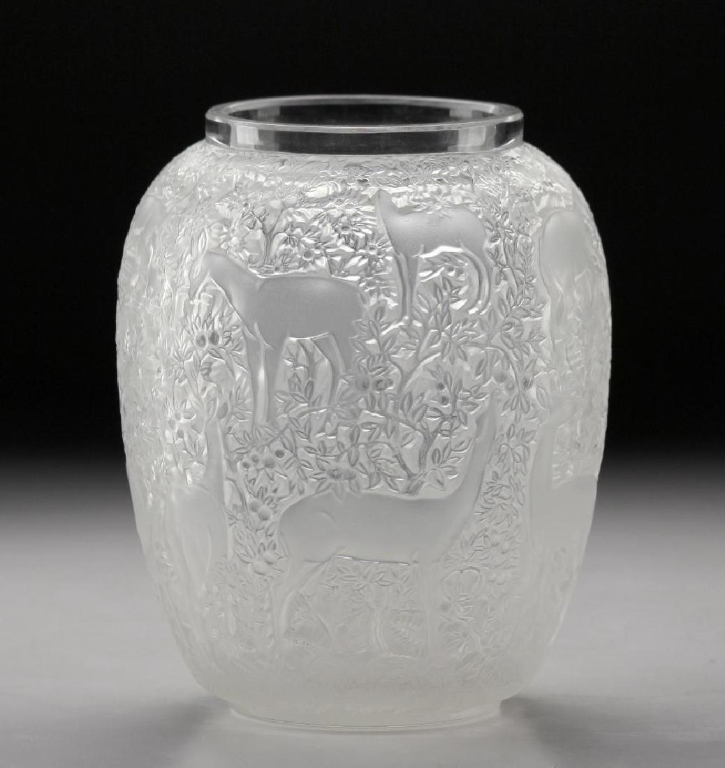 Lalique Crystal Biches Vase (1 of 8)