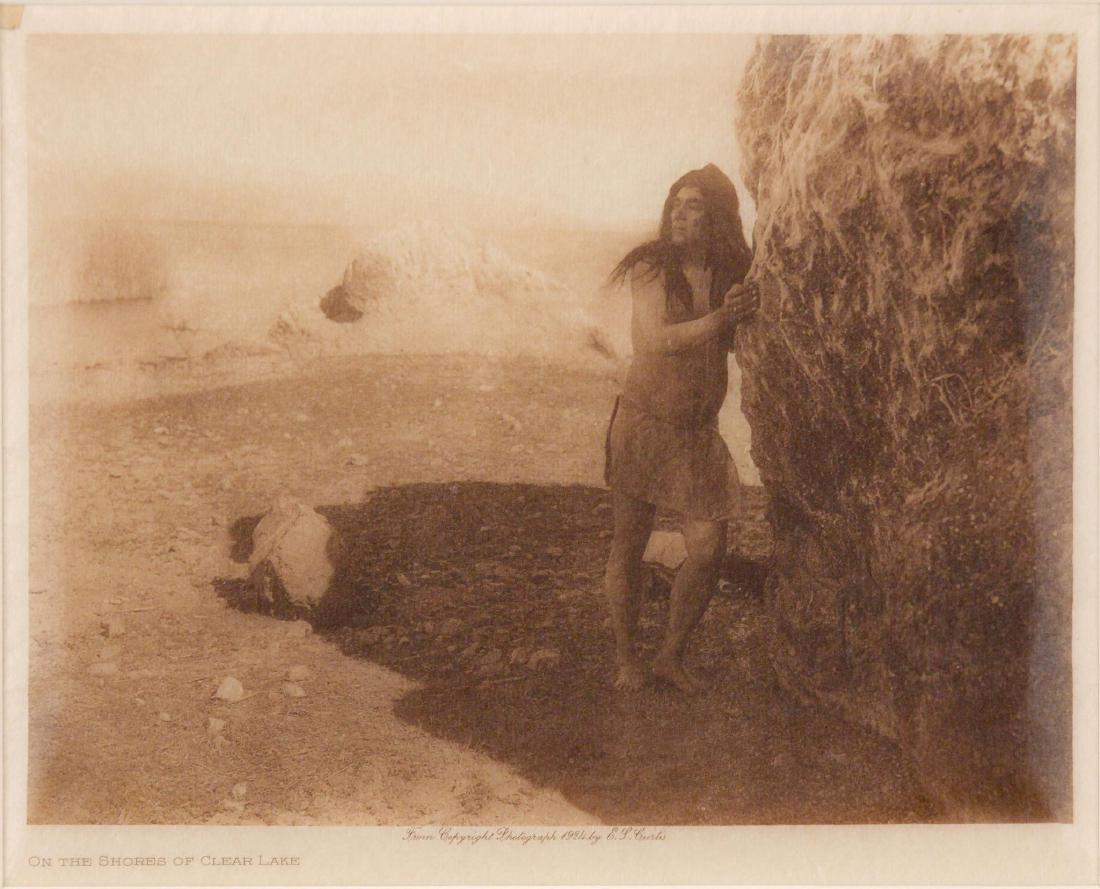 Edward Curtis Photogravue On the Shores of Clear Lake (1 of 5)