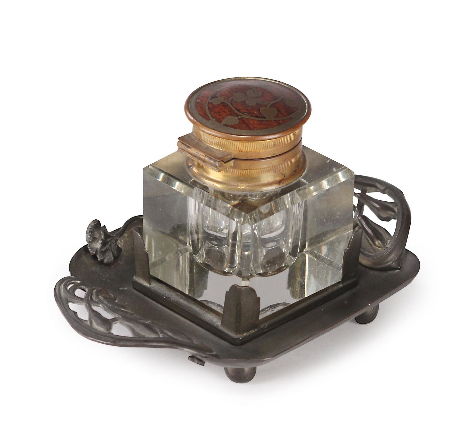 Continental 19th/20th C. Art Nouveau Inkwell (1 of 6)