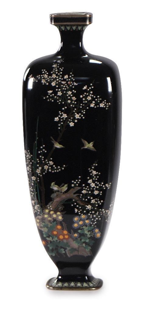Japanese Meiji Period Kodenji Style Cloisonne Vase (1 of 9)