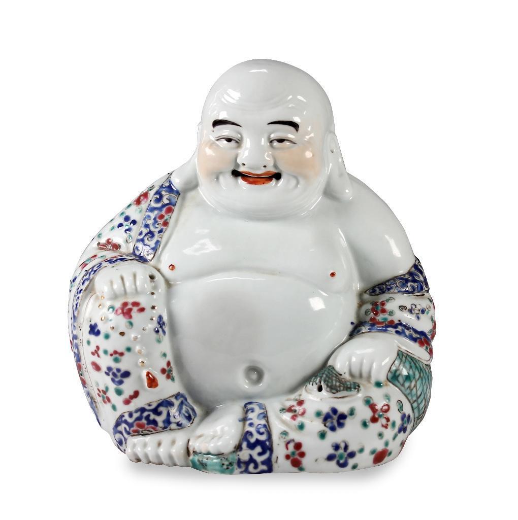 Chinese 20th C. Porcelain Budhai (1 of 6)