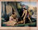 Currier & Ives Framed Lithograph 1860, Hiawatha's