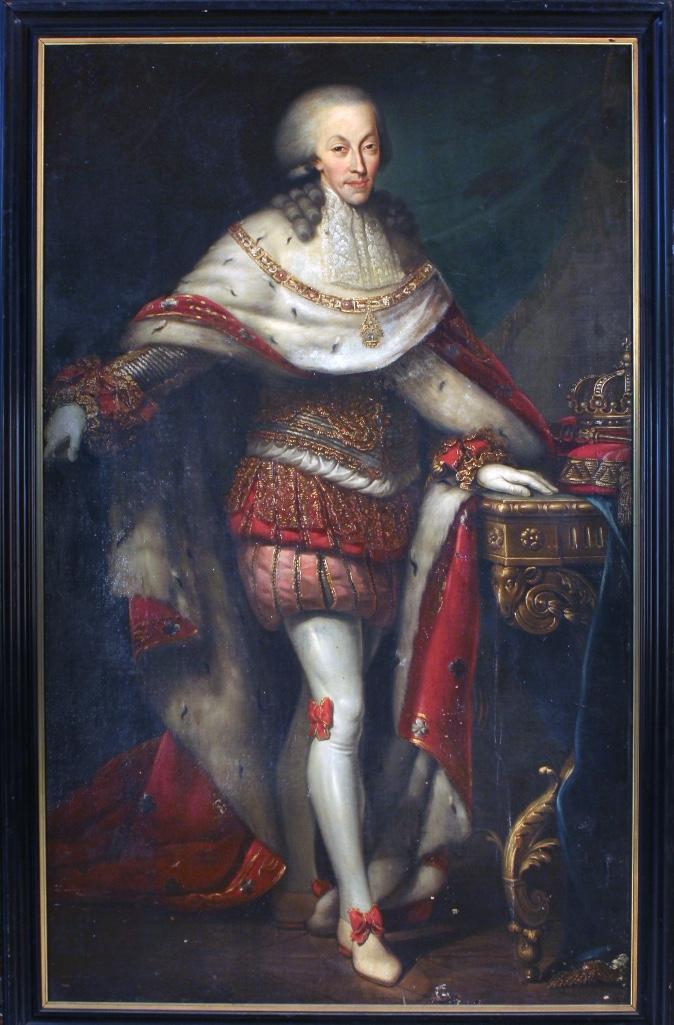 Italian 18th C.Oil on Canvas Portrait of King Victor (1 of 8)