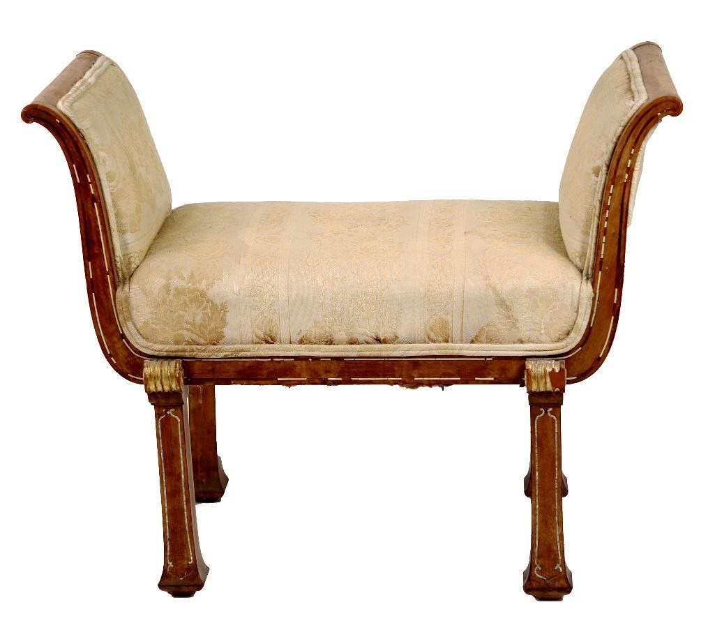 Fantasy Furniture Inlaid Upholstered Bench (1 of 5)