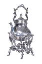 Austrian 19th C. Silver Coffee Pot on Stand