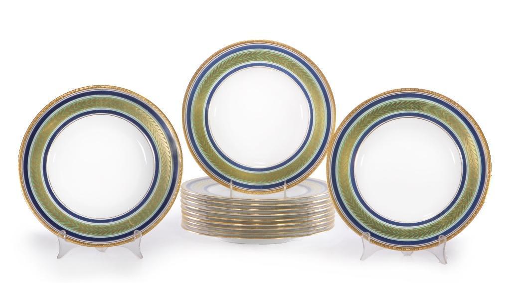 Set of 12 Plates by Minton's for Tiffany & Co. (1 of 4)