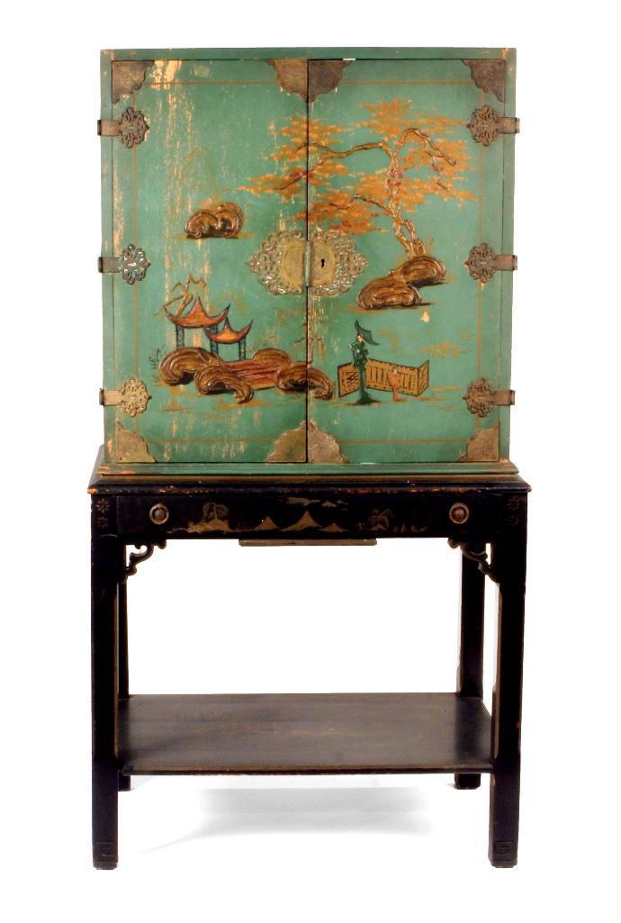 Chinoiserie Cabinet on Stand (1 of 13)