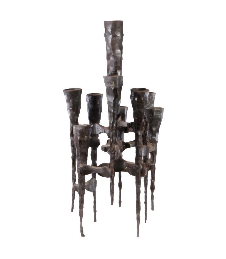 Mid-Century Modern Bronze Candelabra (1 of 4)