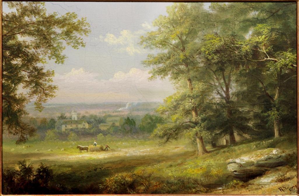 Russel Smith (1812-1896) Oil on Canvas, "Russel Smith's (1 of 5)