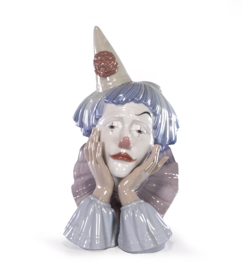 Lladro Porcelain 5129 Clown's Head (1 of 5)