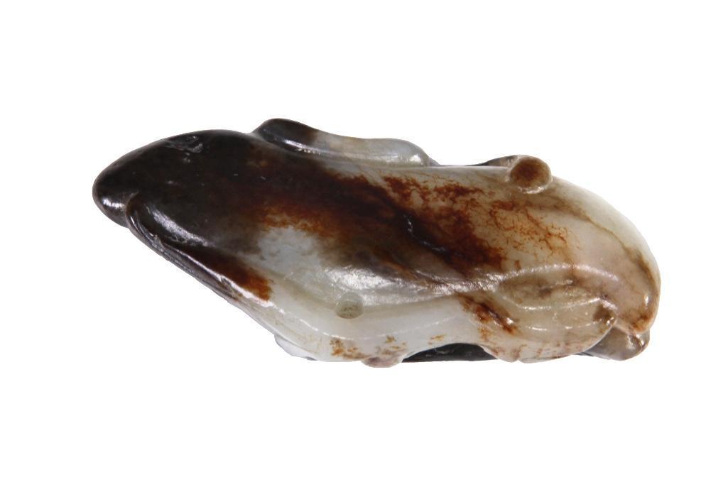 Chinese Qing Dynasty Carved Nephrite Jade Toggle (1 of 5)