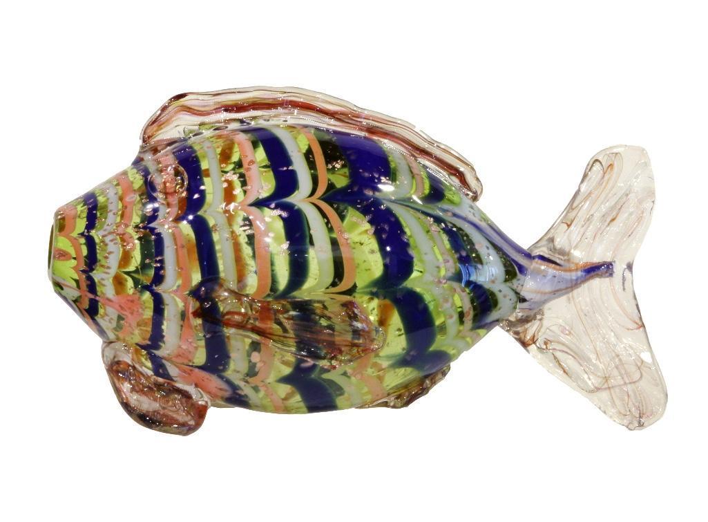 Large Italian Murano Glass Fish (1 of 4)