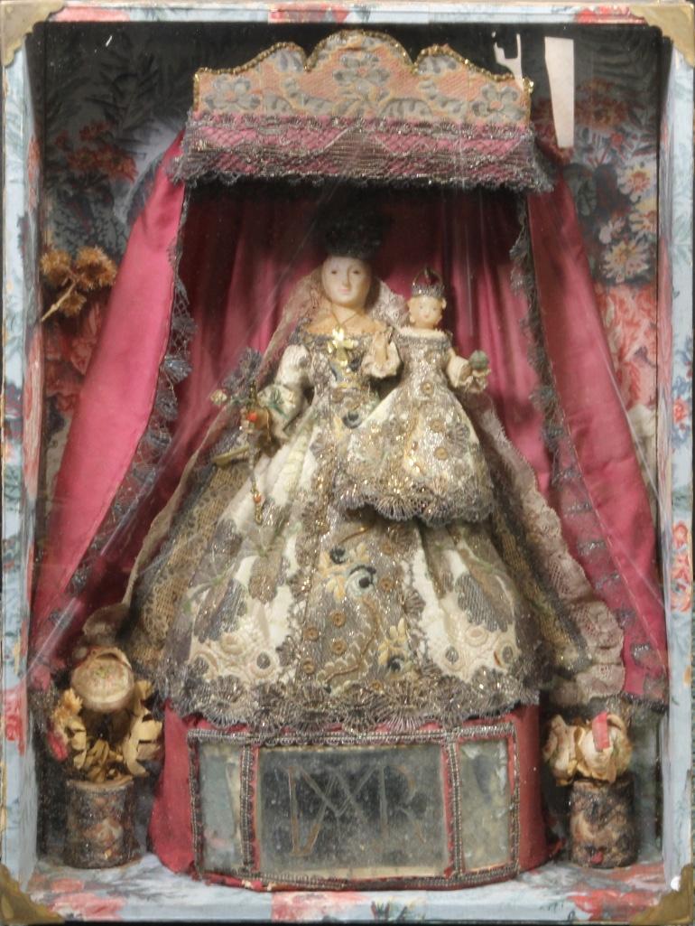 Continental Crewel Work Madonna and Child (1 of 4)