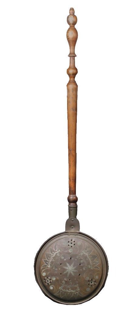 French Copper Bed Warmer (1 of 4)