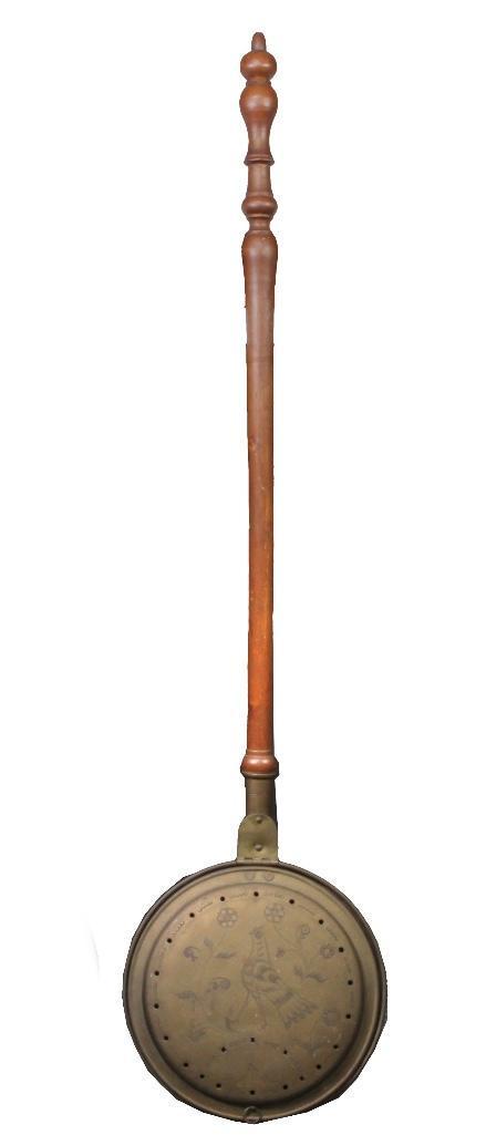 French Copper Bed Warmer (1 of 4)