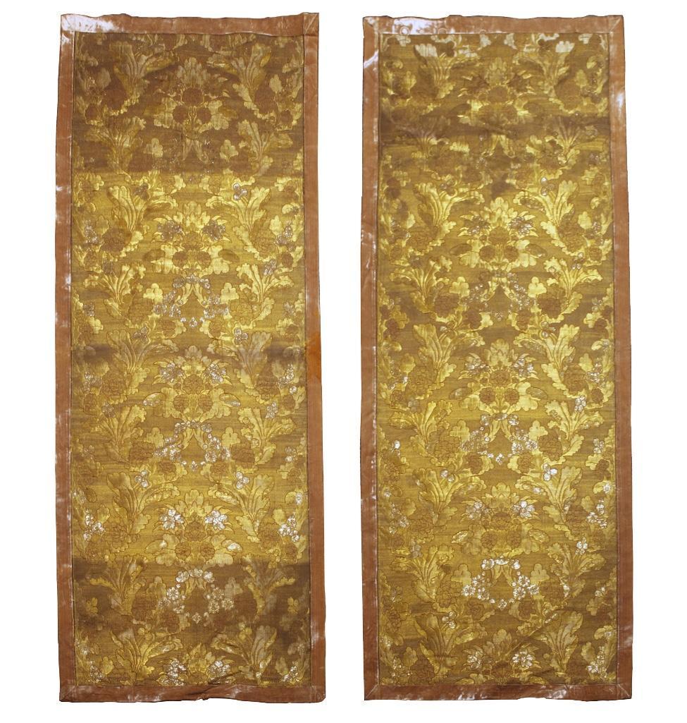 Pair of Continental 19th C. Embroidered Panels (1 of 5)