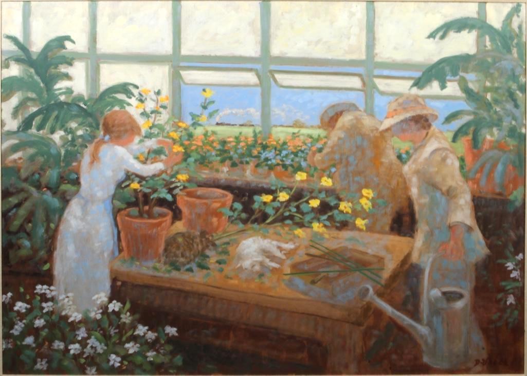 Donald Stanley Vogel (American, 1917-2004) Oil on Masonite (1 of 4)