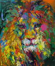 Portrait of a Lion by LeRoy Neiman