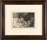 Rembrandt "Hundred Guilder Print (Christ Healing the
