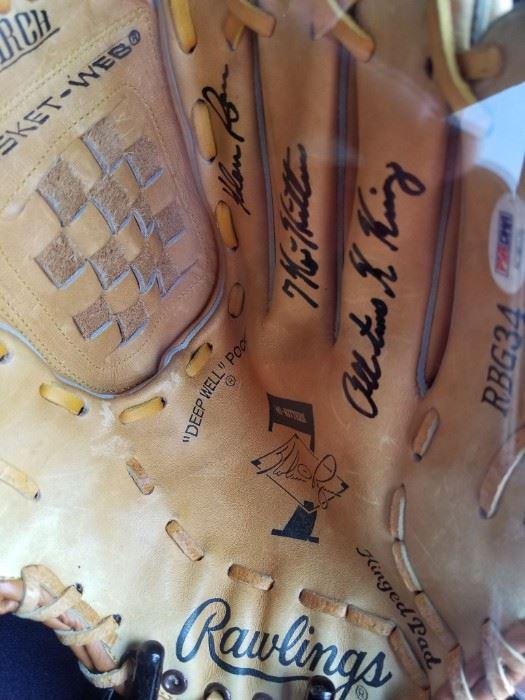 Nolan Ryan Autographed Baseball Glove (1 of 4)