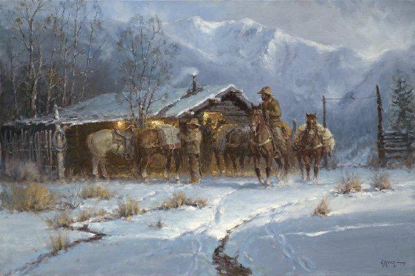 Line Shack Cowhands by G. Harvey (1 of 1)